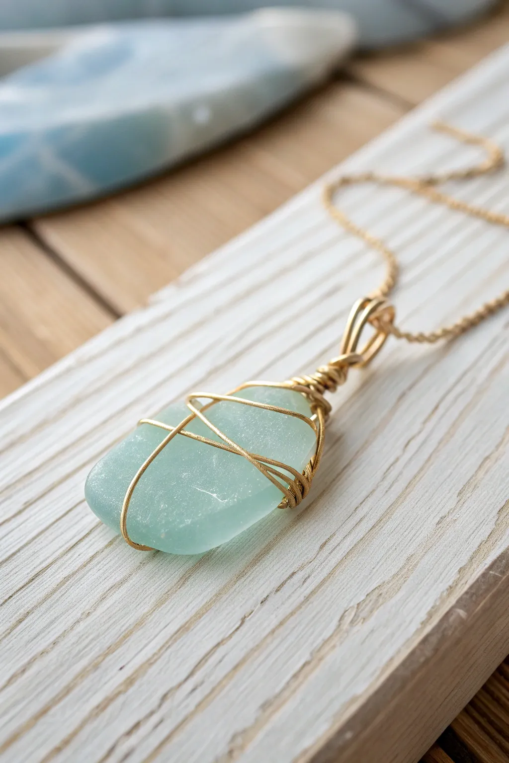 Capture the ocean's shimmer with handcrafted sea glass pendants, where simplicity meets elegance.