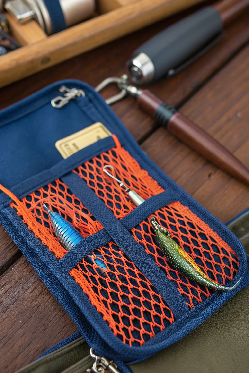 Effortlessly organized with breathable elegance: the ultimate jig storage solution.