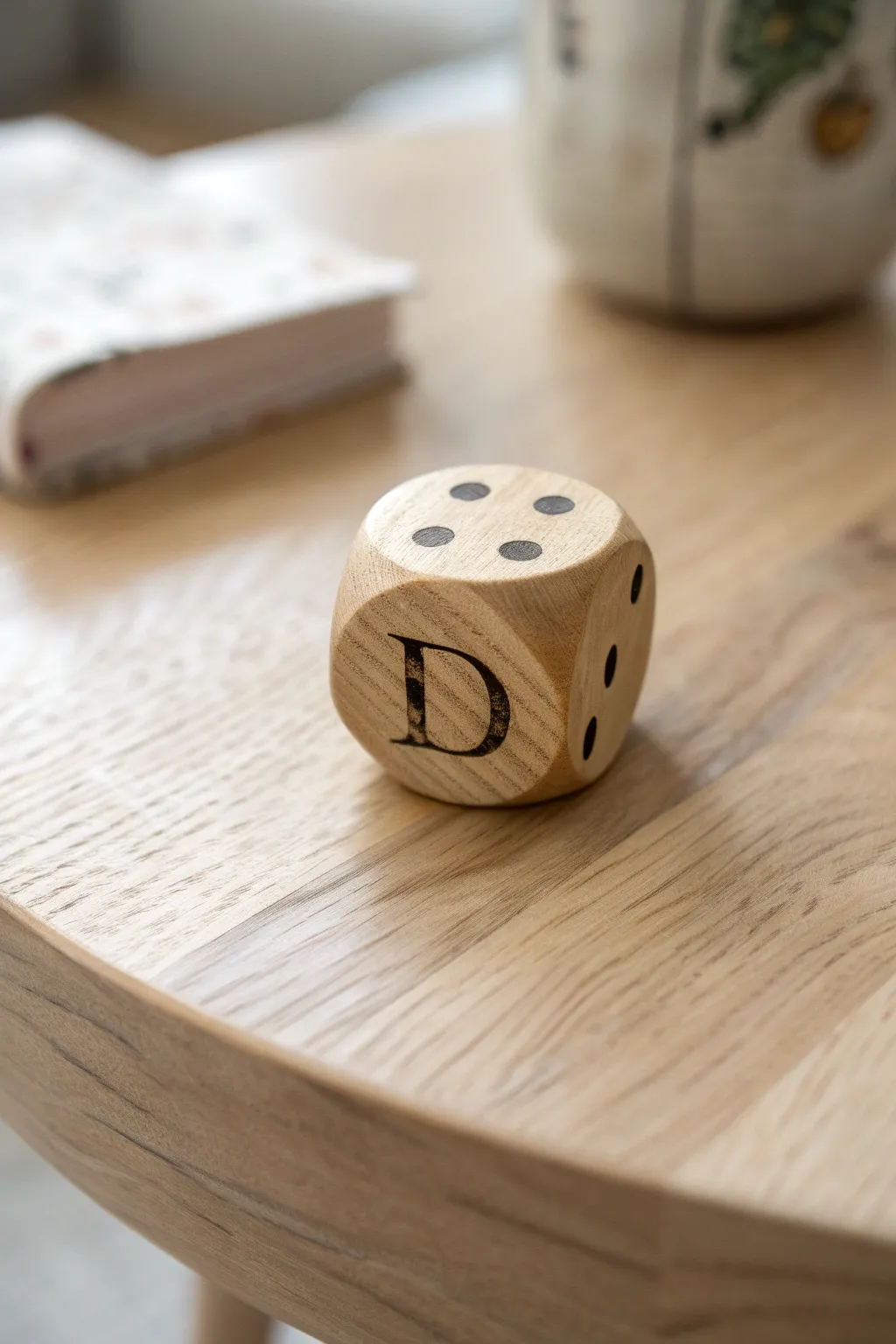Crafted Charm: Embrace learning with these beautifully designed dotty 'D' dice.