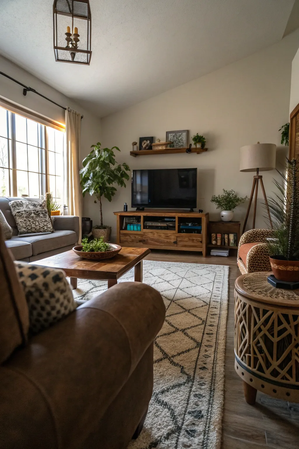 Creative angles offer unexpected views of your living room.
