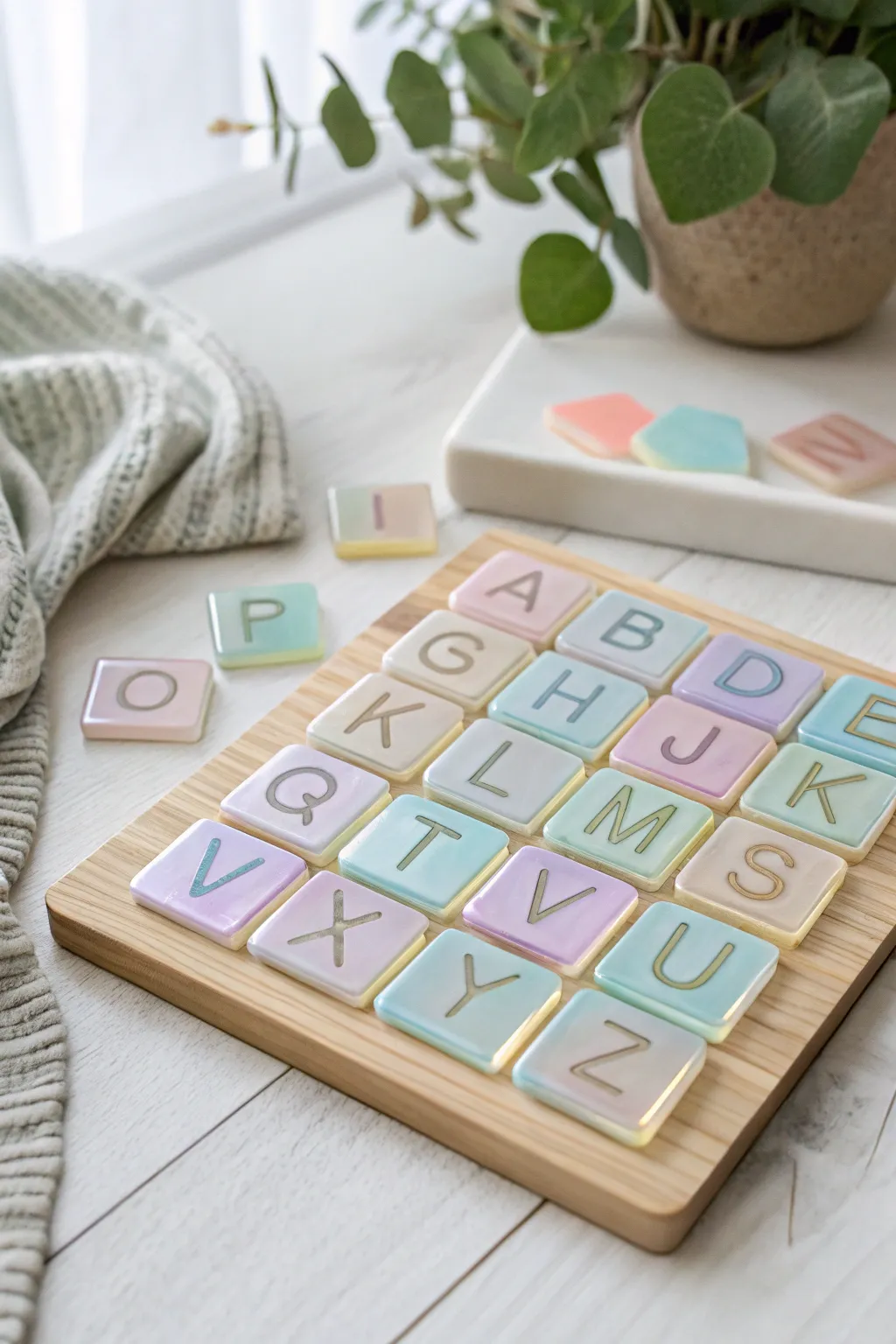 Spark curiosity and learning with these charming magnetic tiles, perfect for little hands to explore numbers and letters in style.