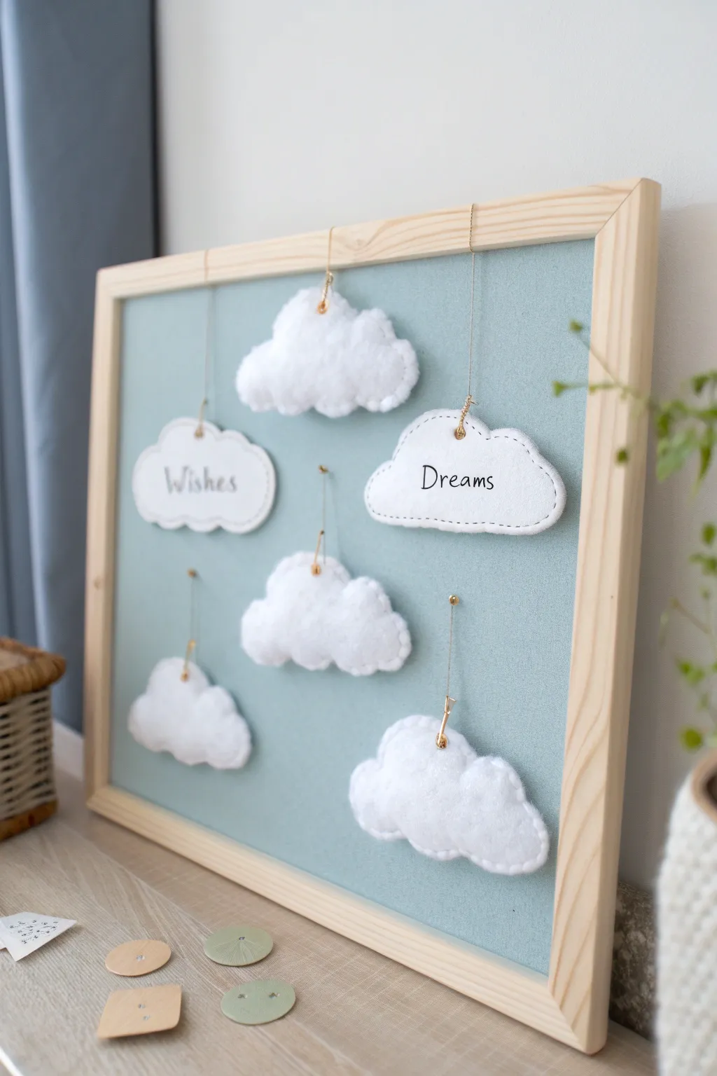 Let your dreams float on clouds and soar high. Embrace simplicity and imagination.