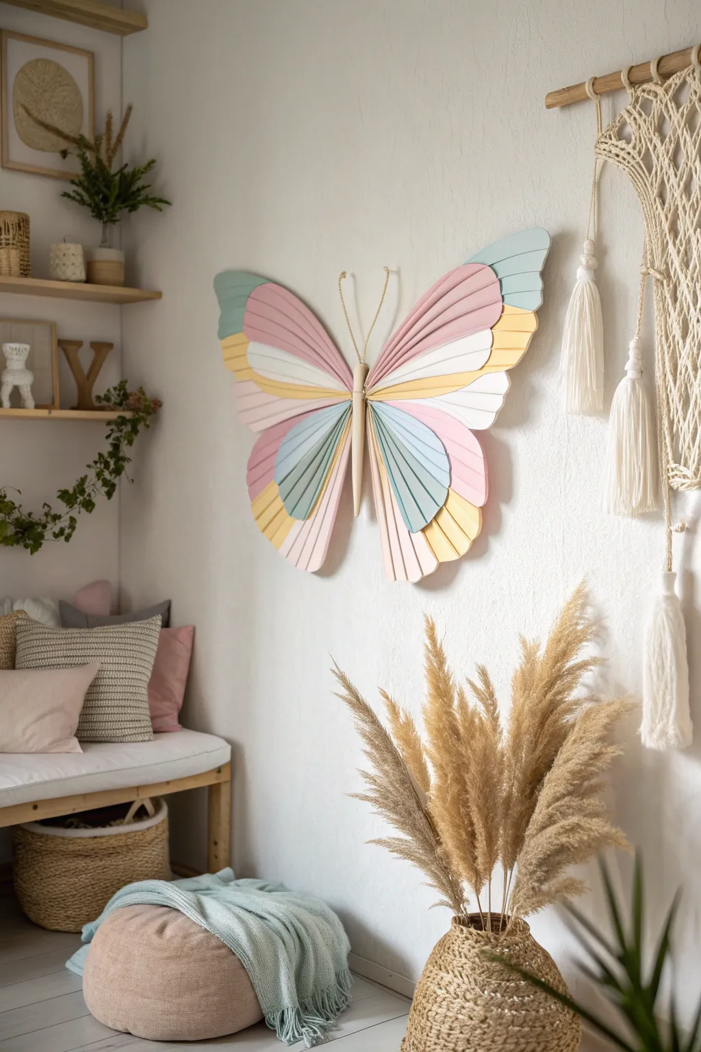 Bring spring indoors with delicate paper butterflies—where craftsmanship meets natural beauty.