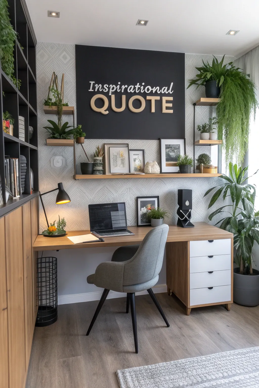Typography art inspires and motivates.