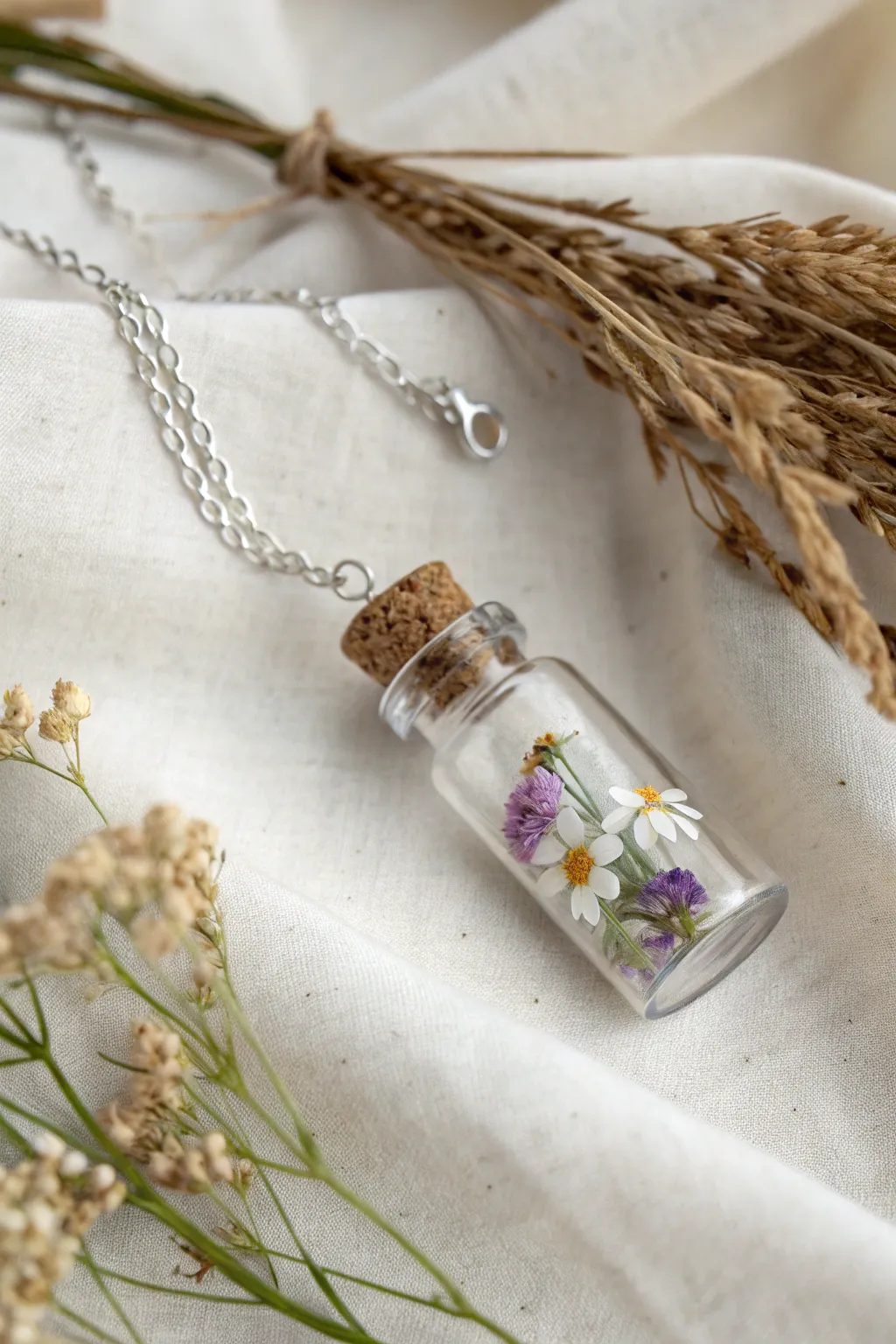 Wearable art: Transform your style with delicate mini bottle charms.
