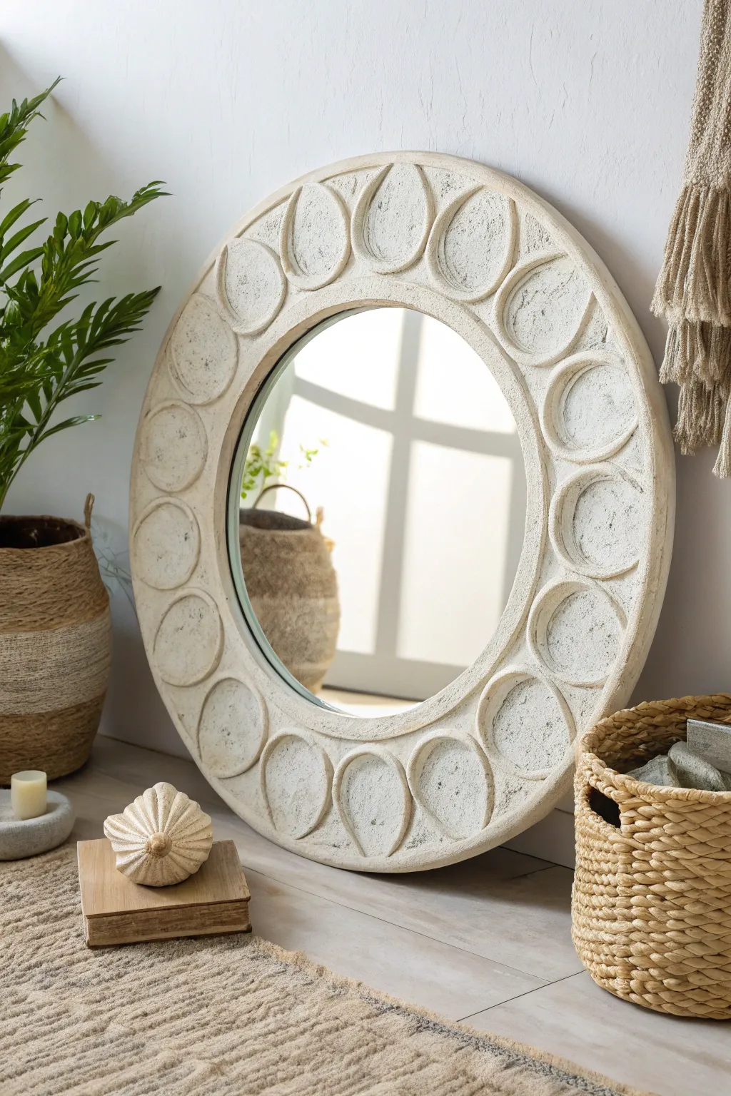Bring the magic of the moon into your space with this celestial mirror masterpiece. ✨🌙