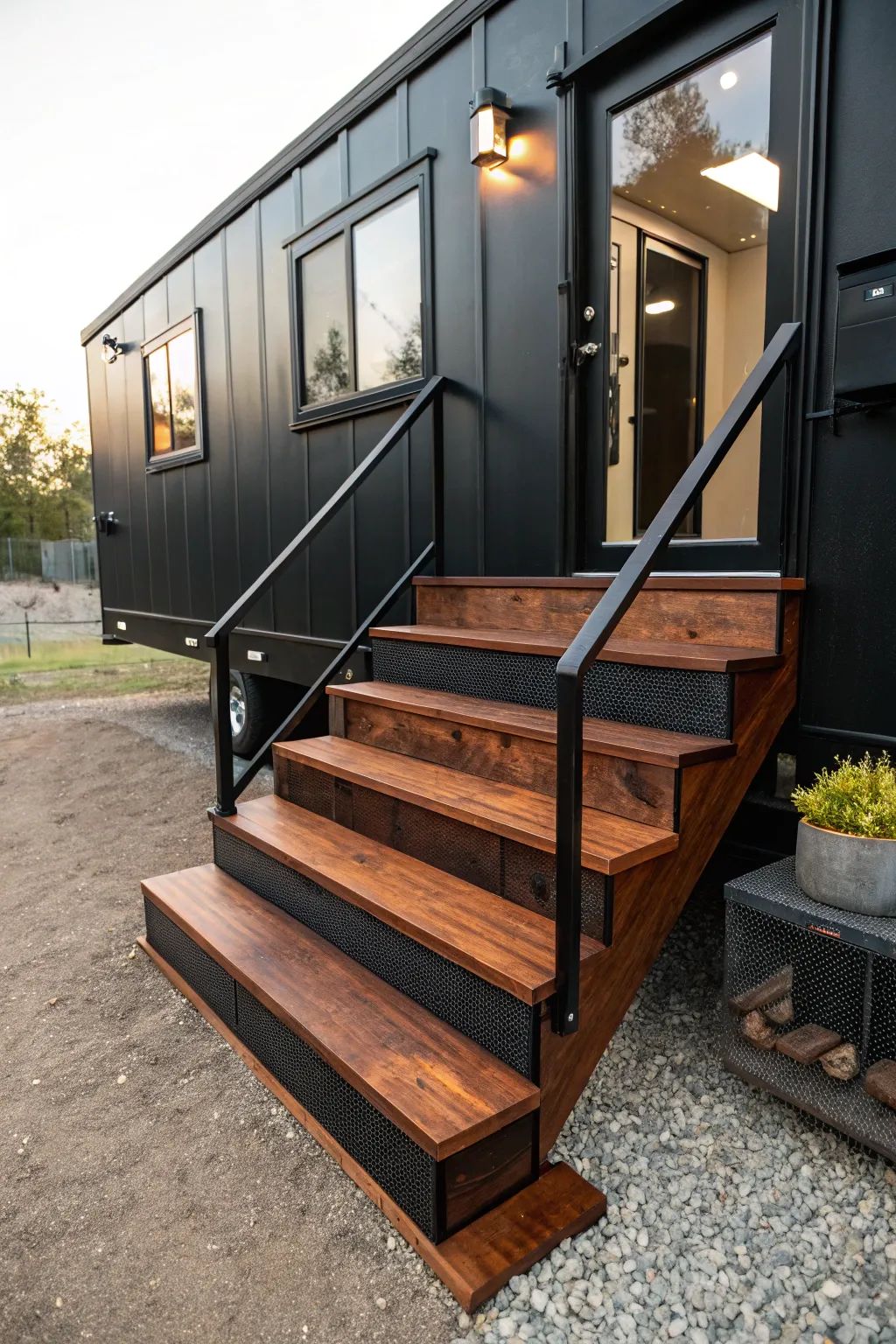 Elevate your style with floating steps – where craftsmanship meets modern living.