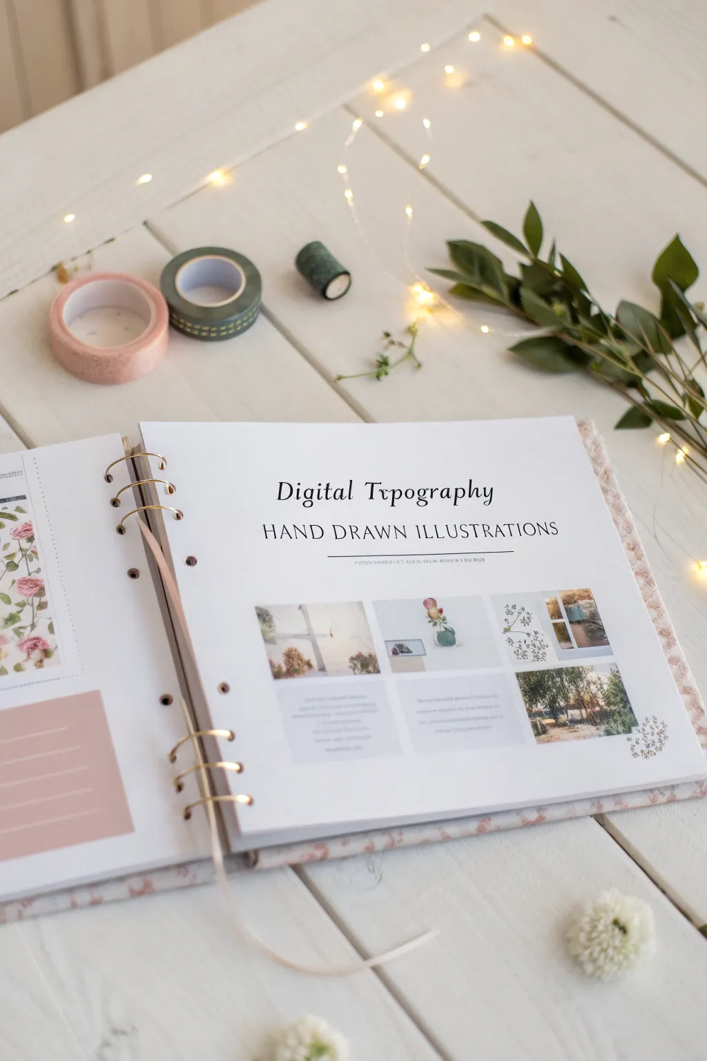 Embrace the elegance of digital and traditional fusion in your scrapbooking journey.