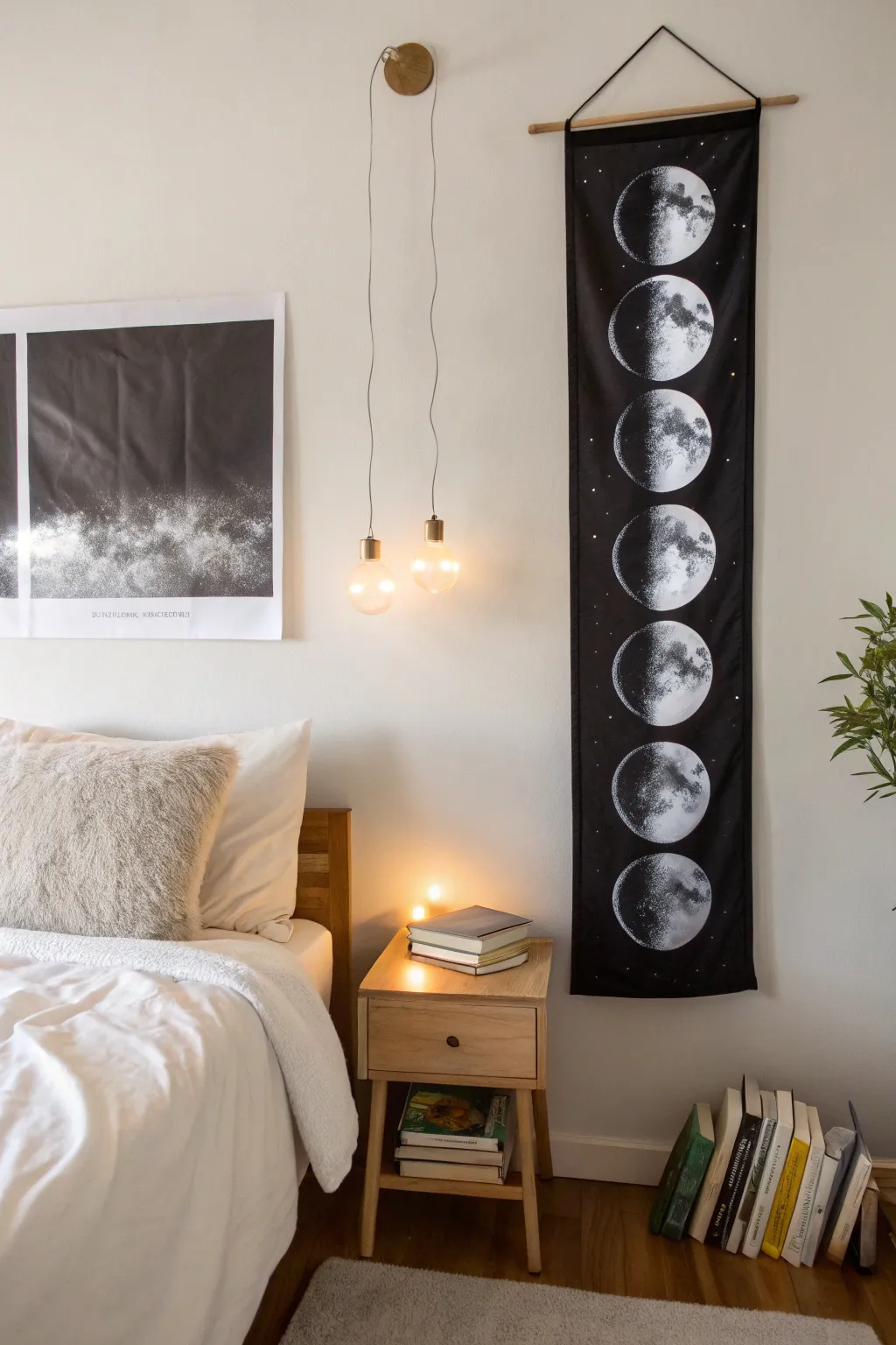 Moon phase decor adds a meaningful touch to your space.