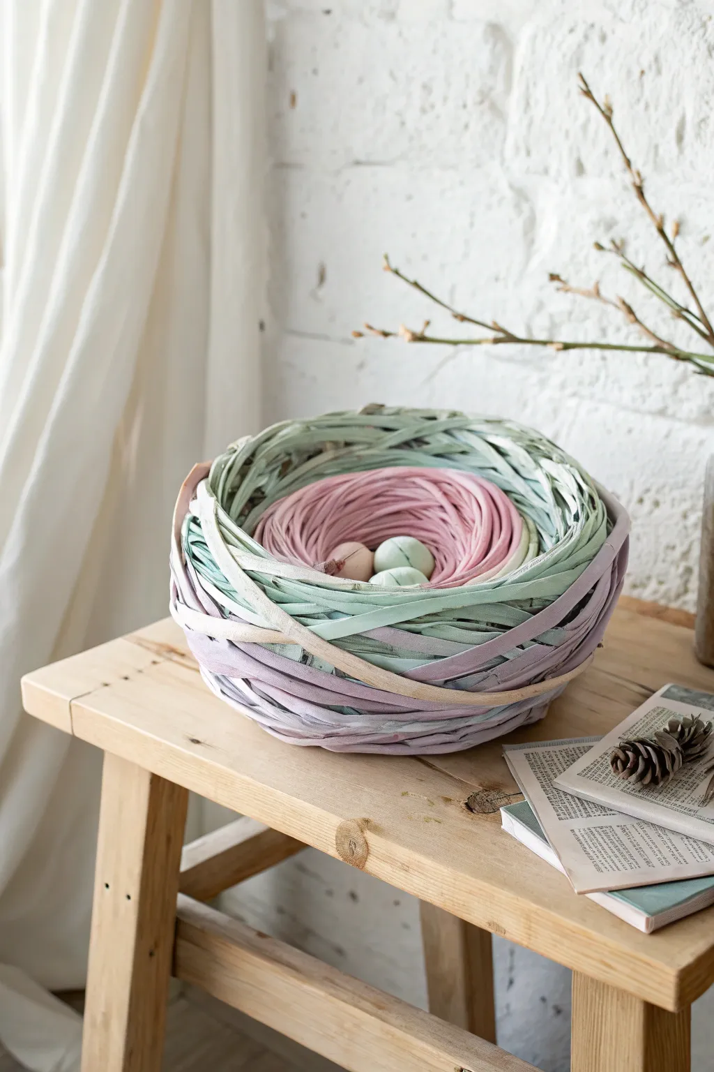 Transform yesterday's news into a whimsical nest of creativity.