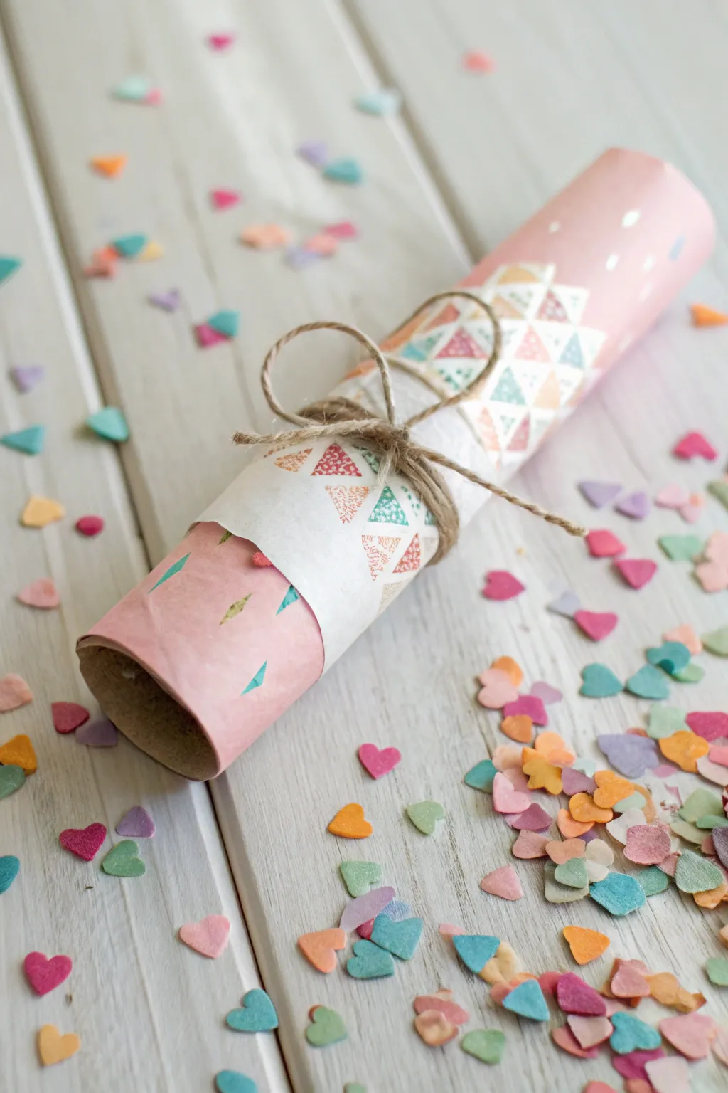 Add a burst of handmade joy to your New Year's celebration with these charming DIY confetti poppers!
