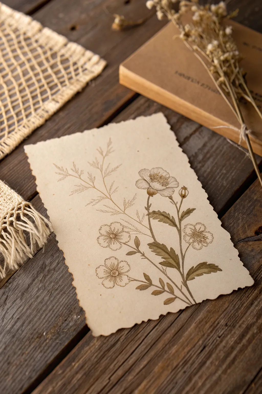 Capture nostalgia with vintage-inspired note cards that evoke timeless elegance and simplicity.