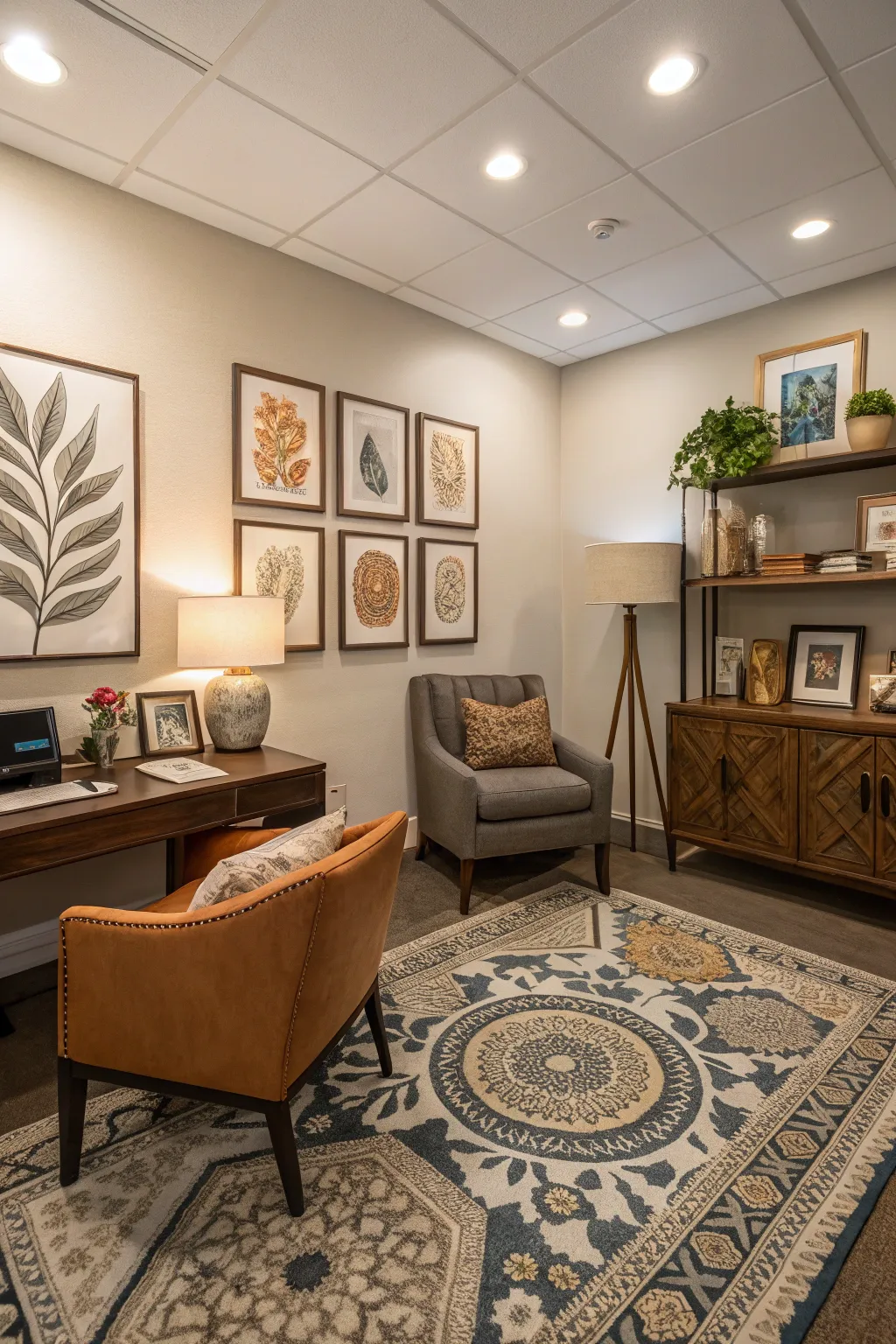 Stylish accents infuse personality into your space.