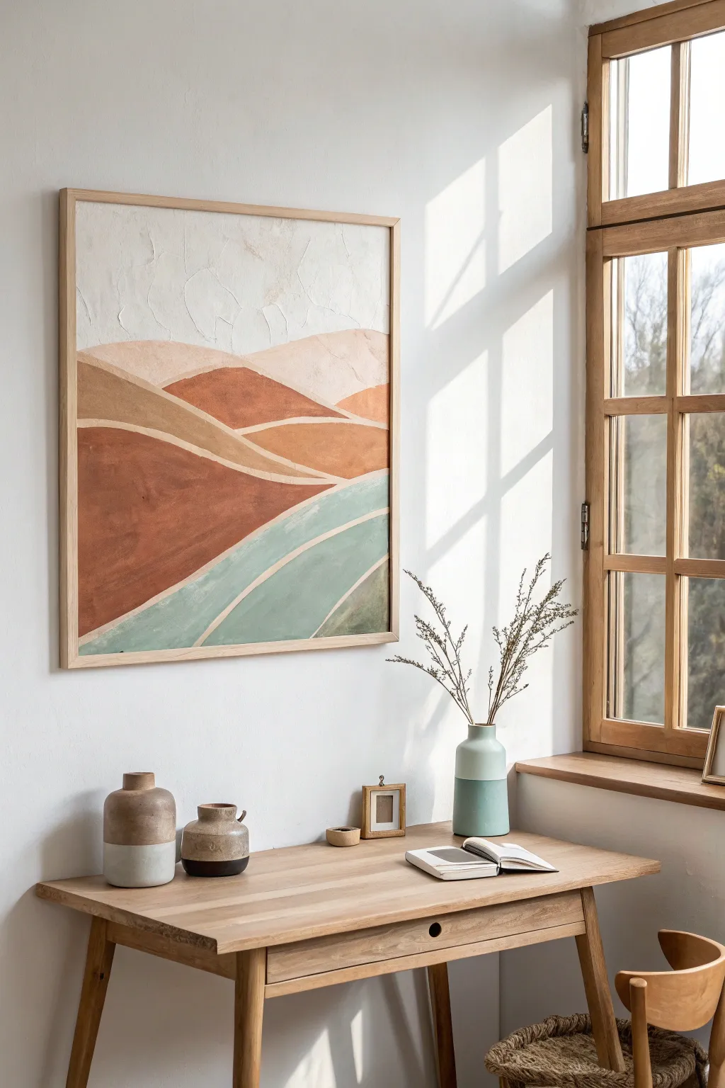 Embrace the calm of abstract color fields—where every glance tells a new story.