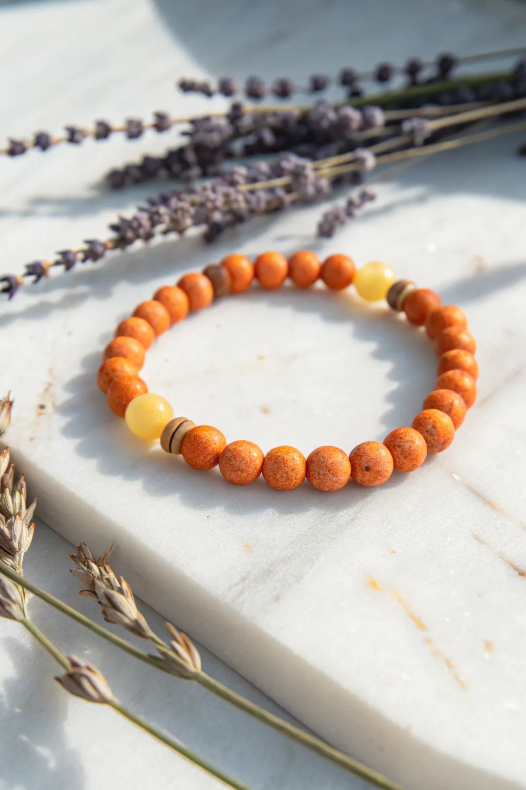 Embrace sunny days with a Citrus Delight: a handcrafted clay bracelet that adds a zest of brightness to your style!