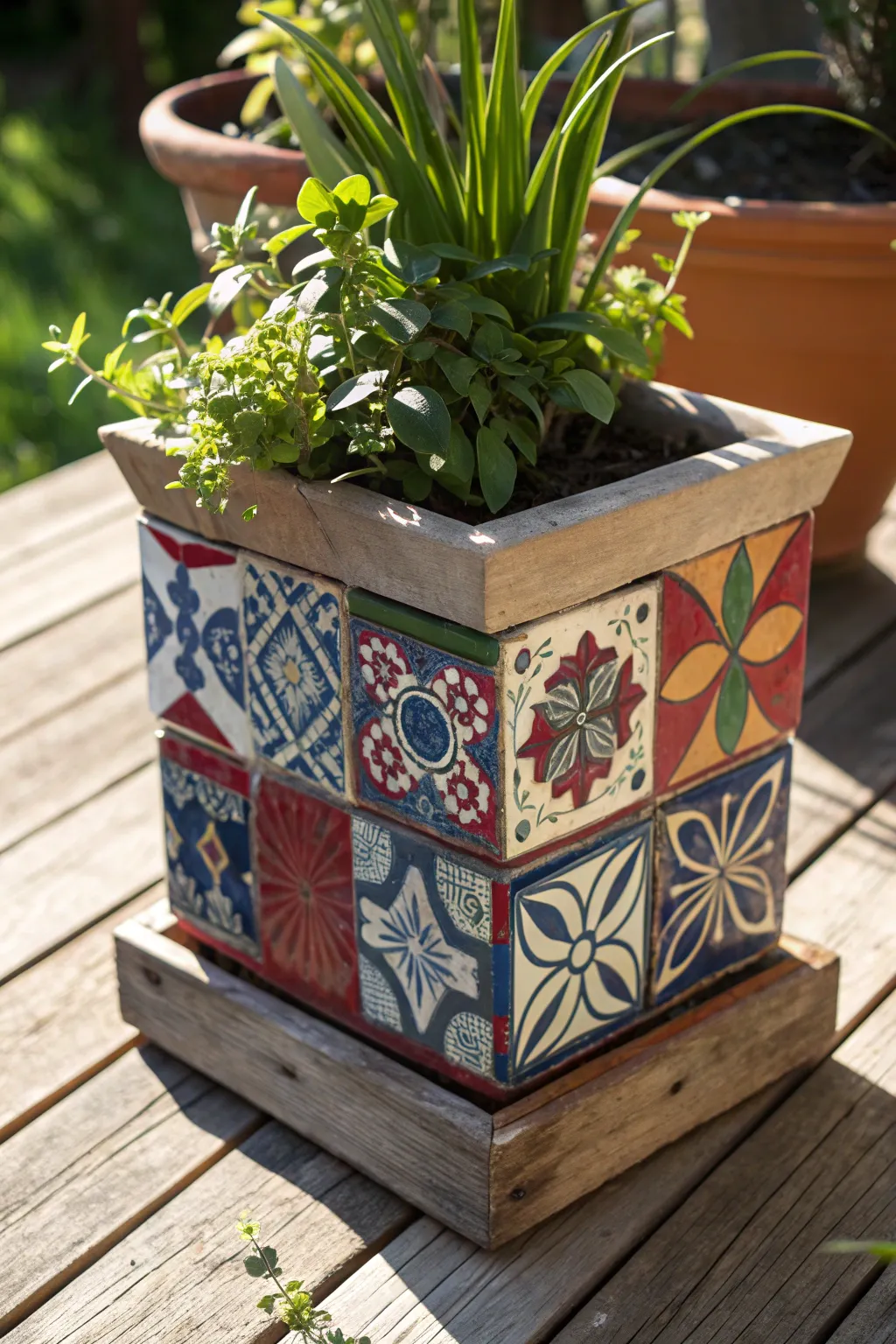 Elevate your plants with handcrafted tile pot stands that blend style with craftsmanship.