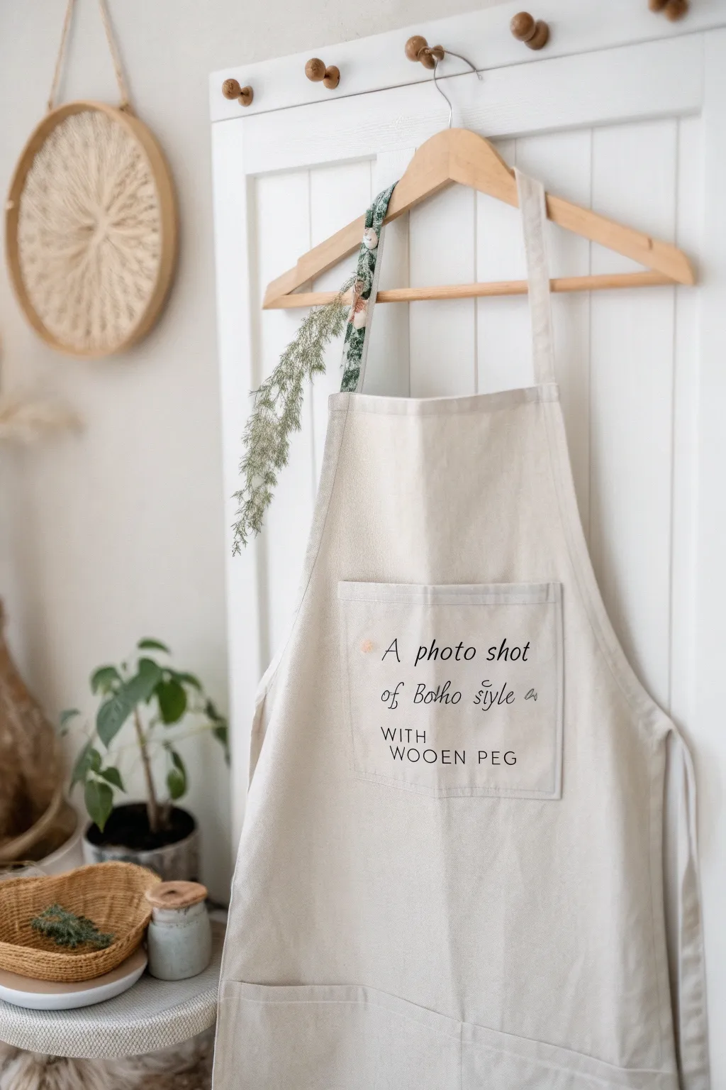 A personalized touch for your paint party: Aprons that blend simplicity with style. 🎨✨