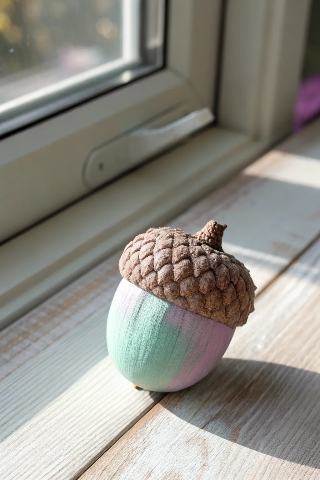 Embrace the beauty of nature with these charming painted acorns – a perfect blend of simplicity and artistic flair.