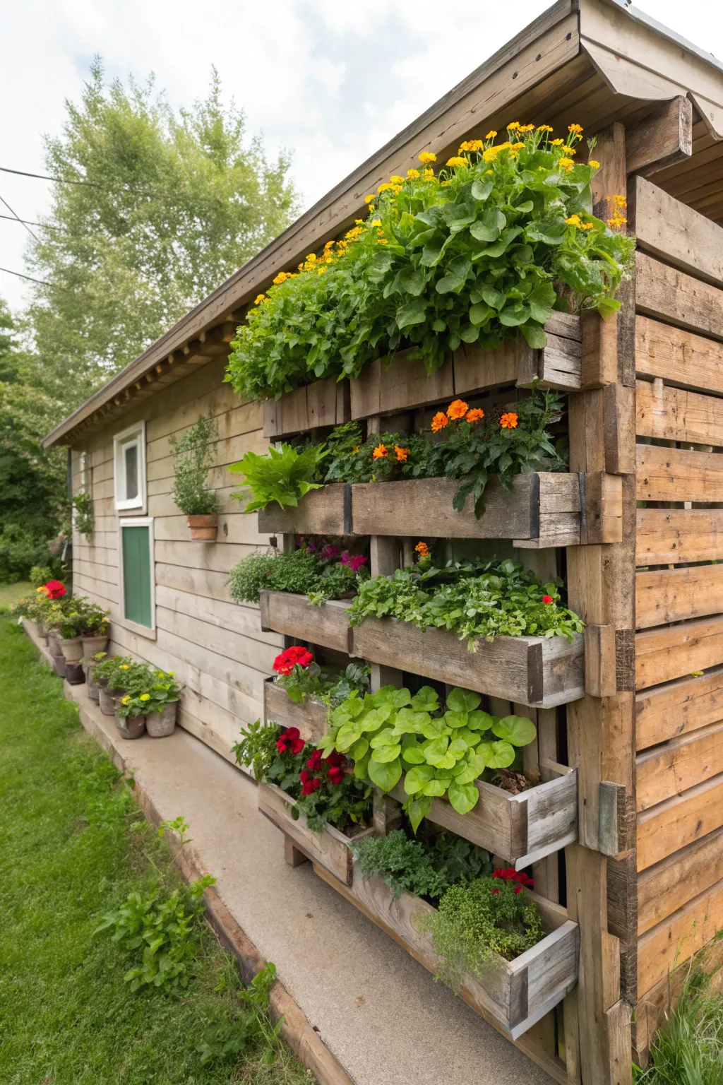 Transform your space with a bold vertical garden wall—where craftsmanship meets nature.