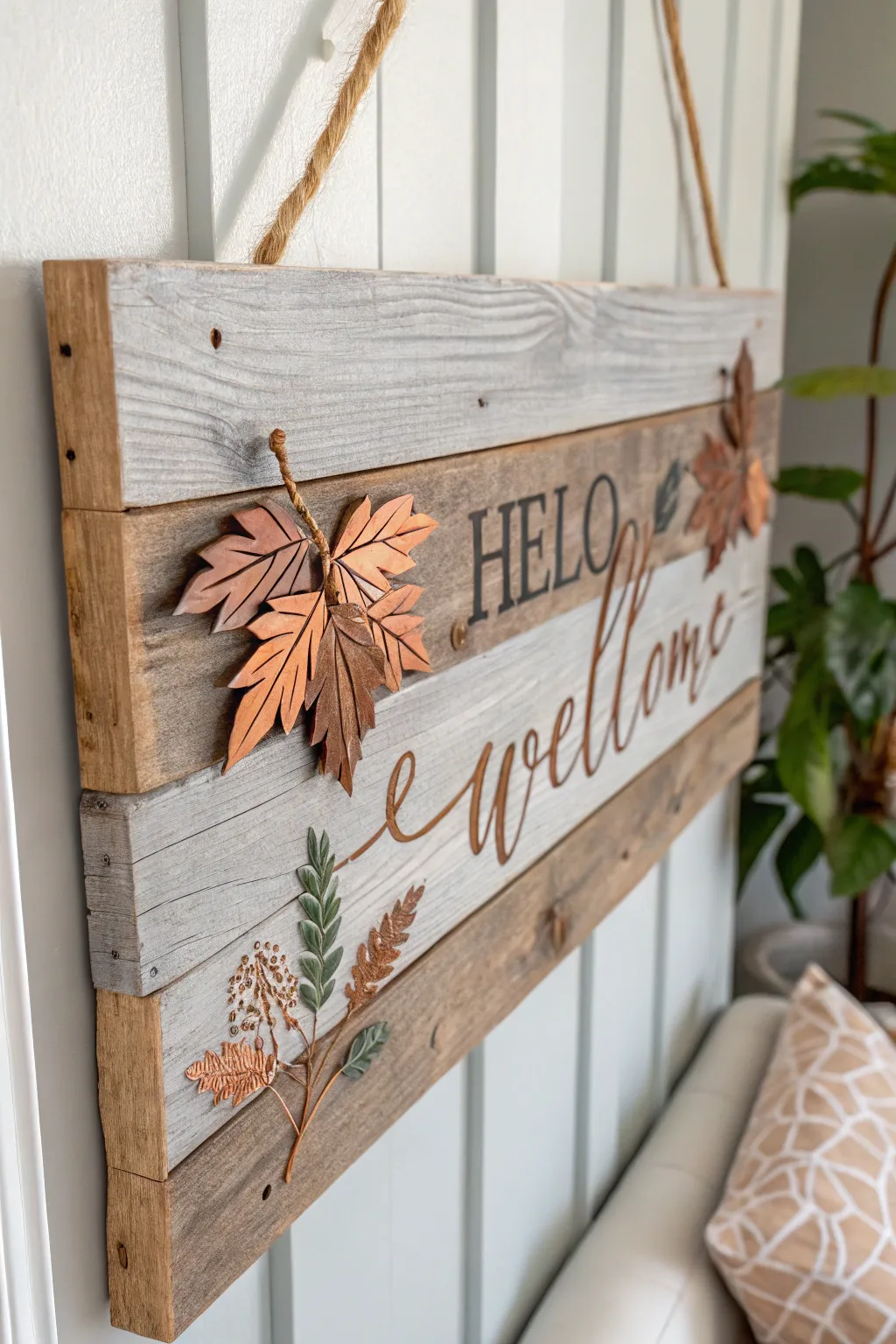 Elevate your space with the rustic elegance of mixed media pallet wood art.