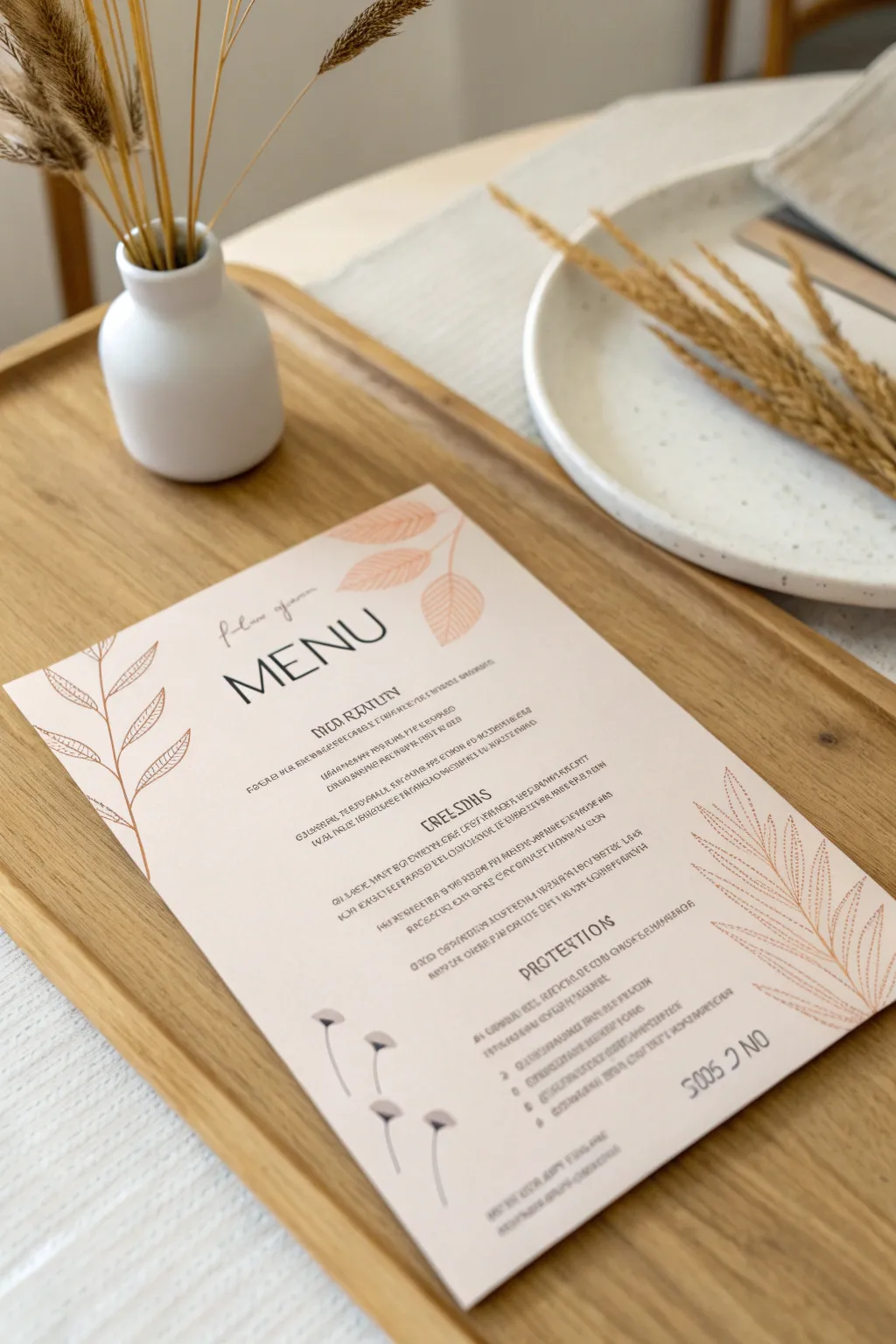 Elevate your dining experience with a menu that speaks the language of style and creativity. #TypographyArt #MinimalistDesign