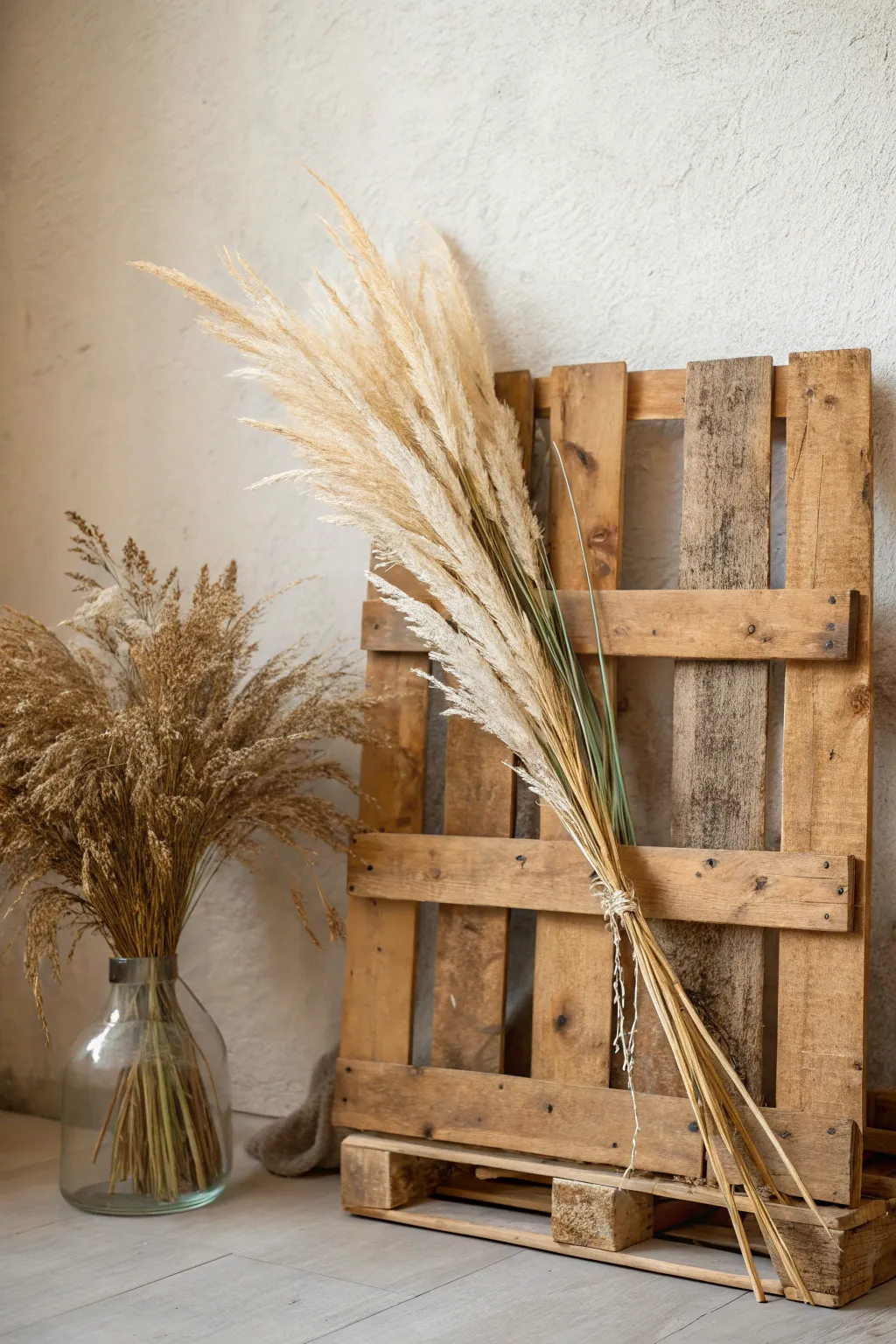 Embrace rustic charm with this effortless DIY wooden pallet backdrop, perfect for adding a cozy touch to any gathering.