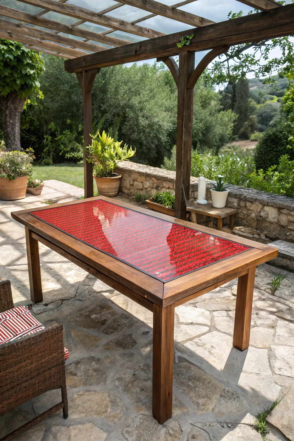 Transform your patio with a sleek and durable polycarbonate sheet table top—where style meets resilience.