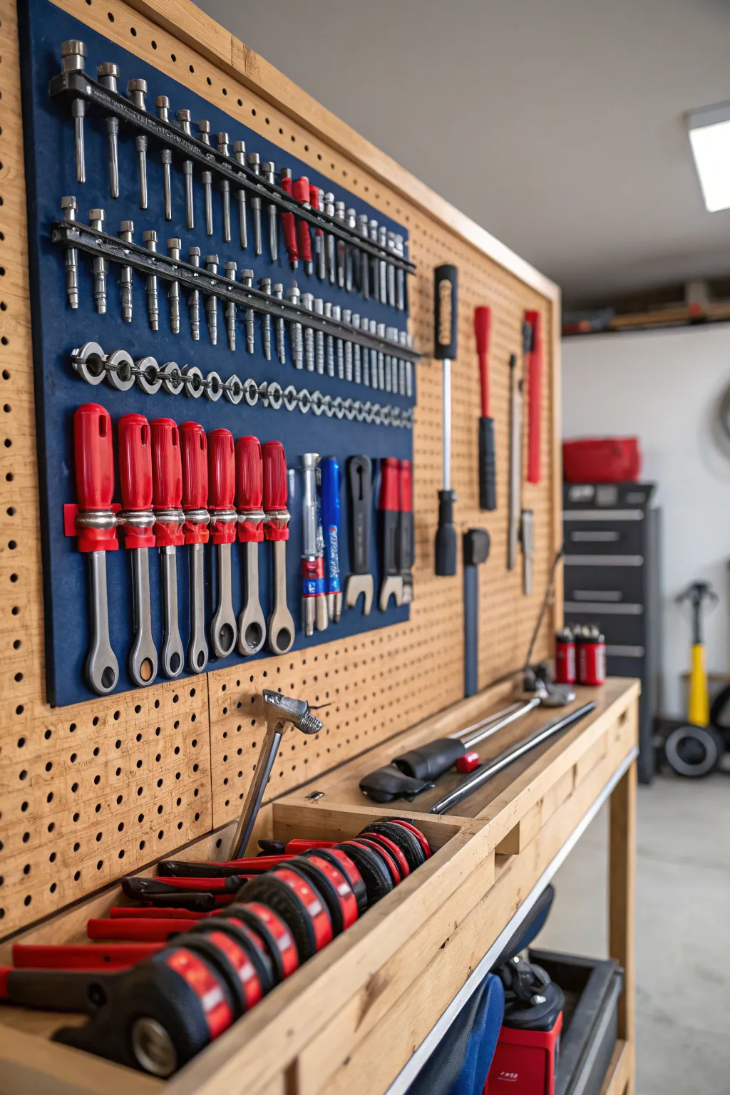 Elevate your garage game: Master the art of tool organization with style.