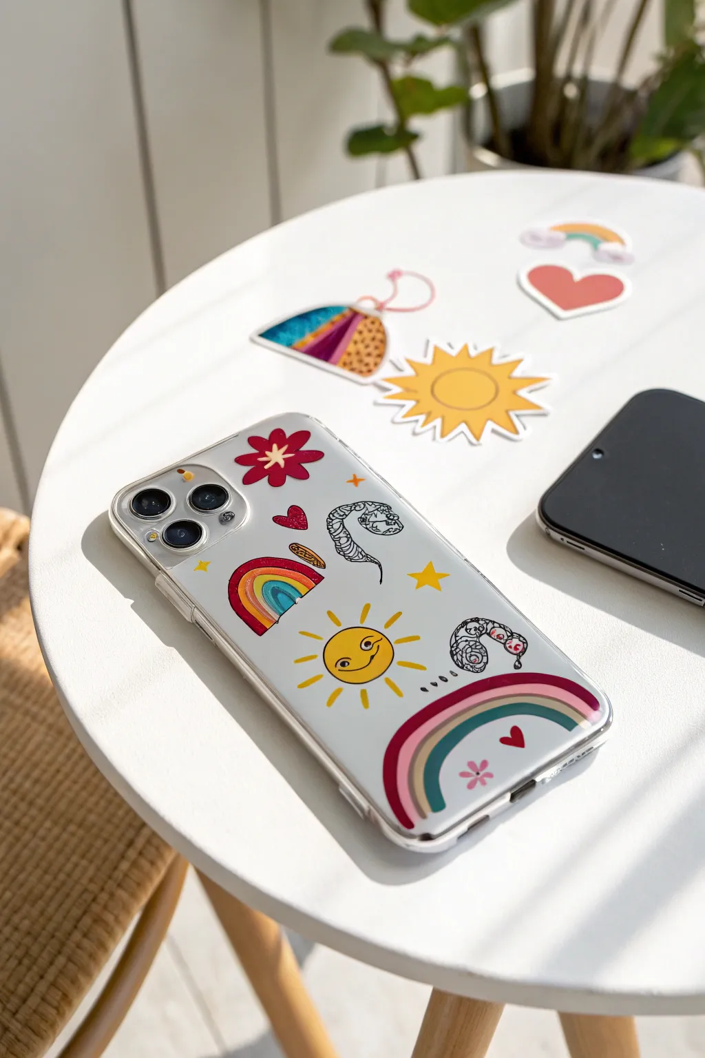 Add a burst of joy to your day with bright and playful phone stickers!