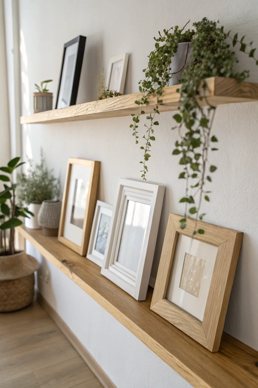 Elevate your space with gallery-style storage, where simplicity meets artistry. 🌿✨