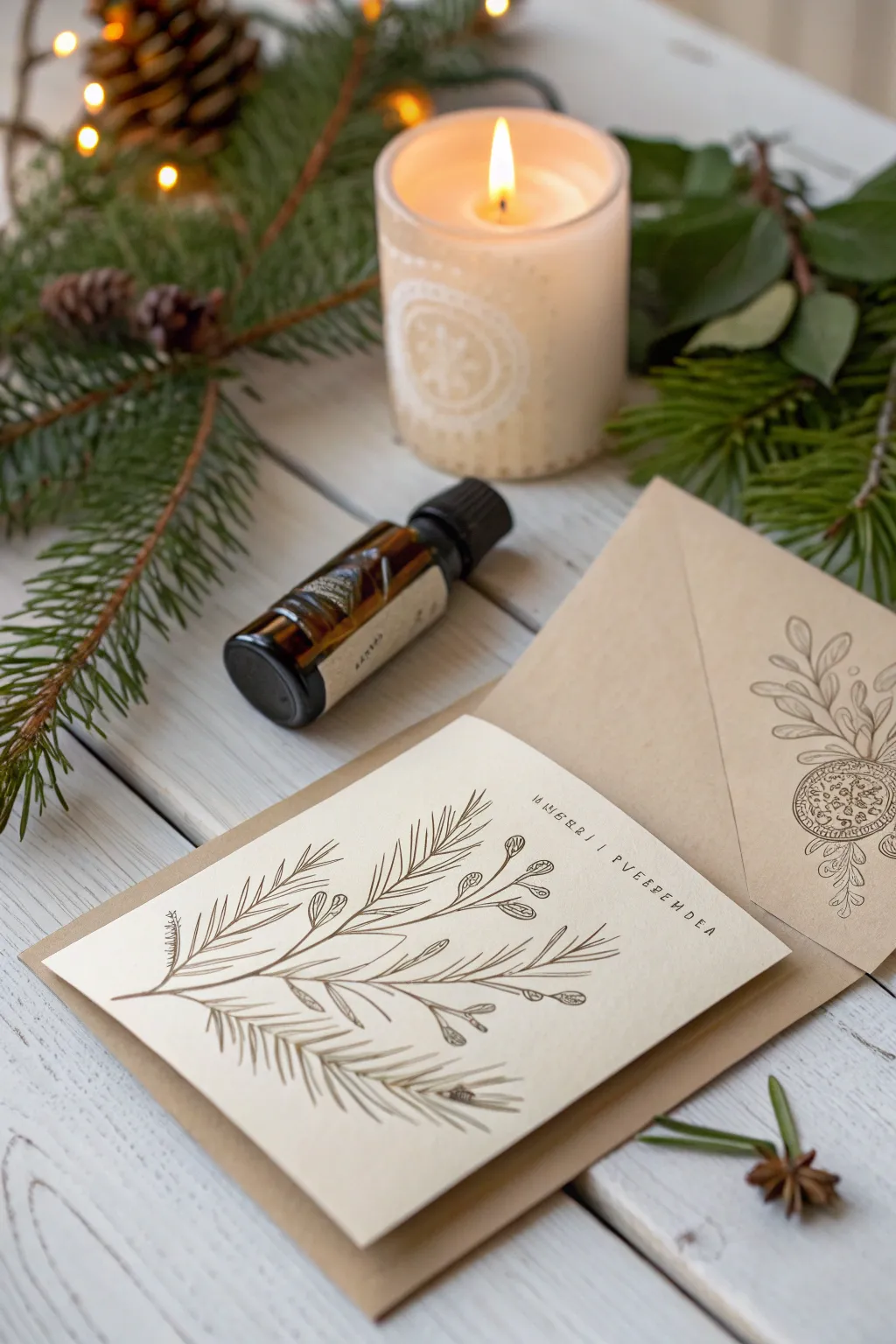 Add a fragrant touch to your holiday greetings with a beautifully scented Christmas card. 🎄✨