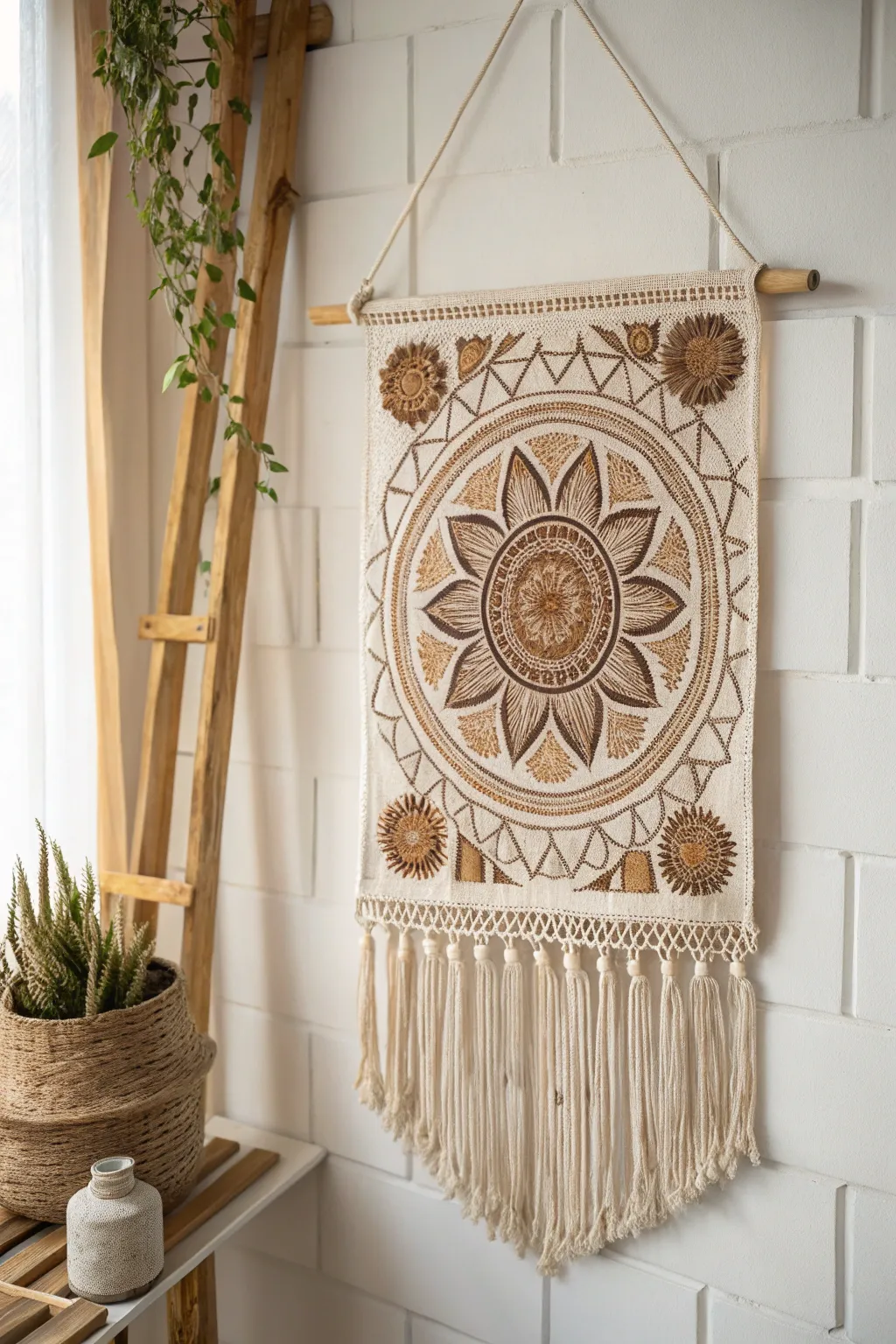 Transform your space with a touch of bohemian elegance. 🌿✨ #BohoDecor #HandcraftedBeauty