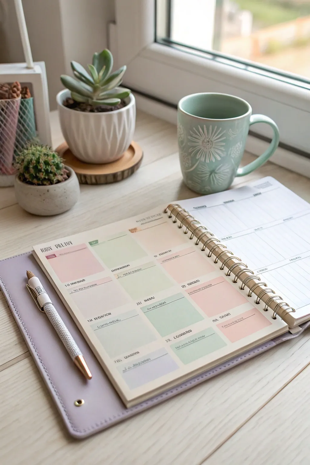 Bringing goals to life with color-coded tranquility. 🌿✨