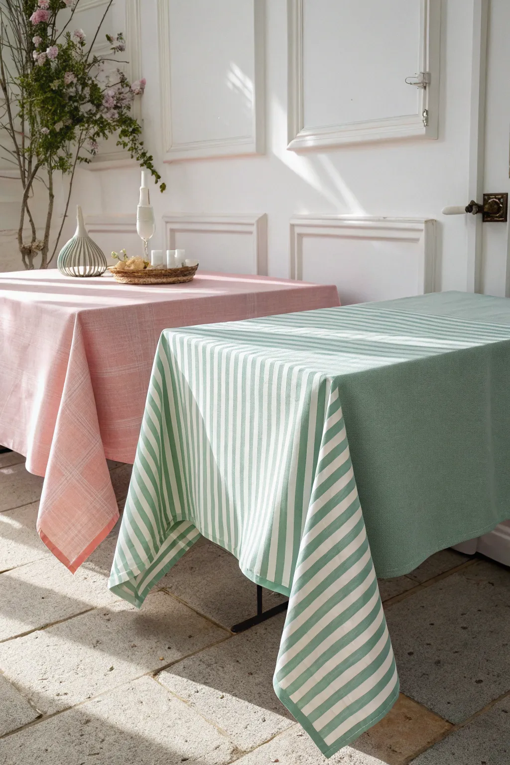 Elevate your decor with chic striped patterns for a modern, minimalist touch.