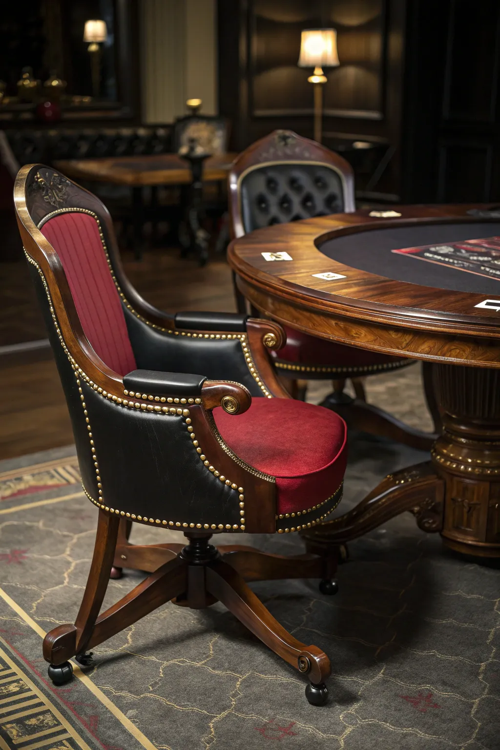 Elevate your poker nights with chairs that blend style and comfort, making every game a luxurious experience.
