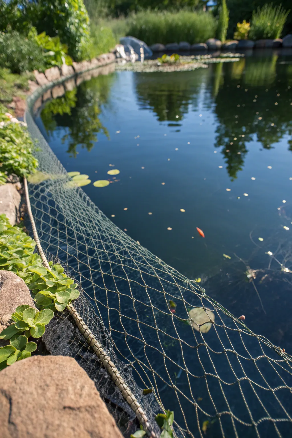 Secure and Serene: Protect your pond with craftsmanship that cares for your aquatic friends.