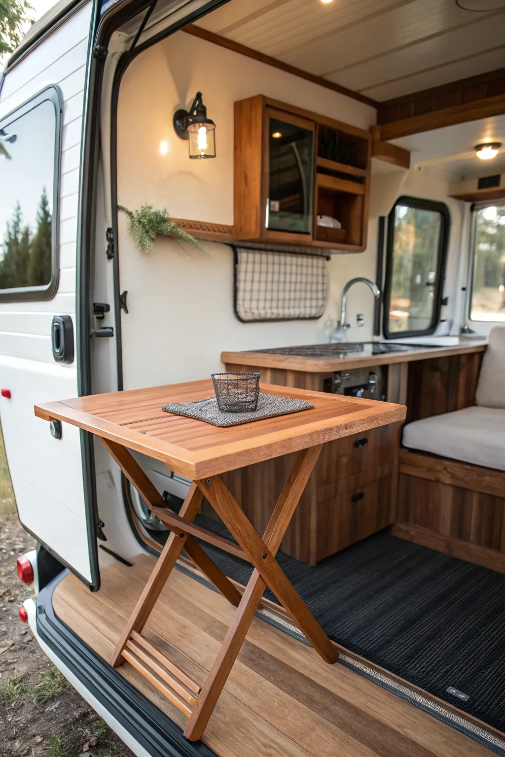 Elevate your camper with stylish functionality: Discover multi-purpose craftsmanship.