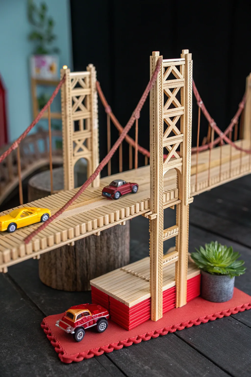 Elevate your creativity with a stunning double deck popsicle stick bridge, perfect for showcasing your favorite collectibles!