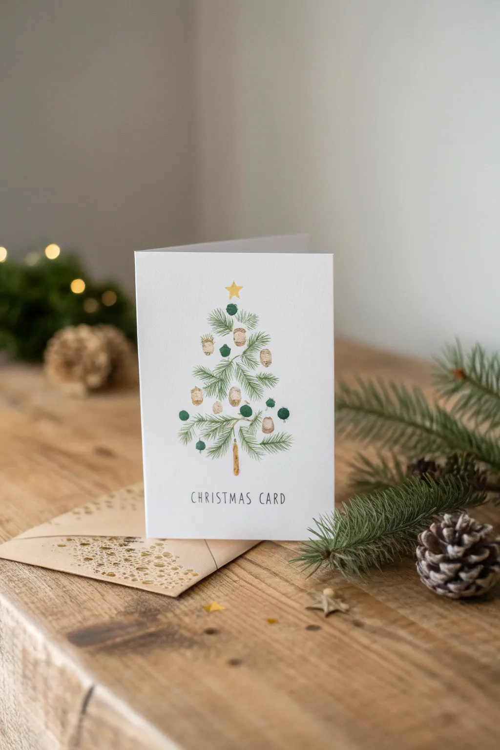 Craft memories this Christmas with adorable footprint trees!