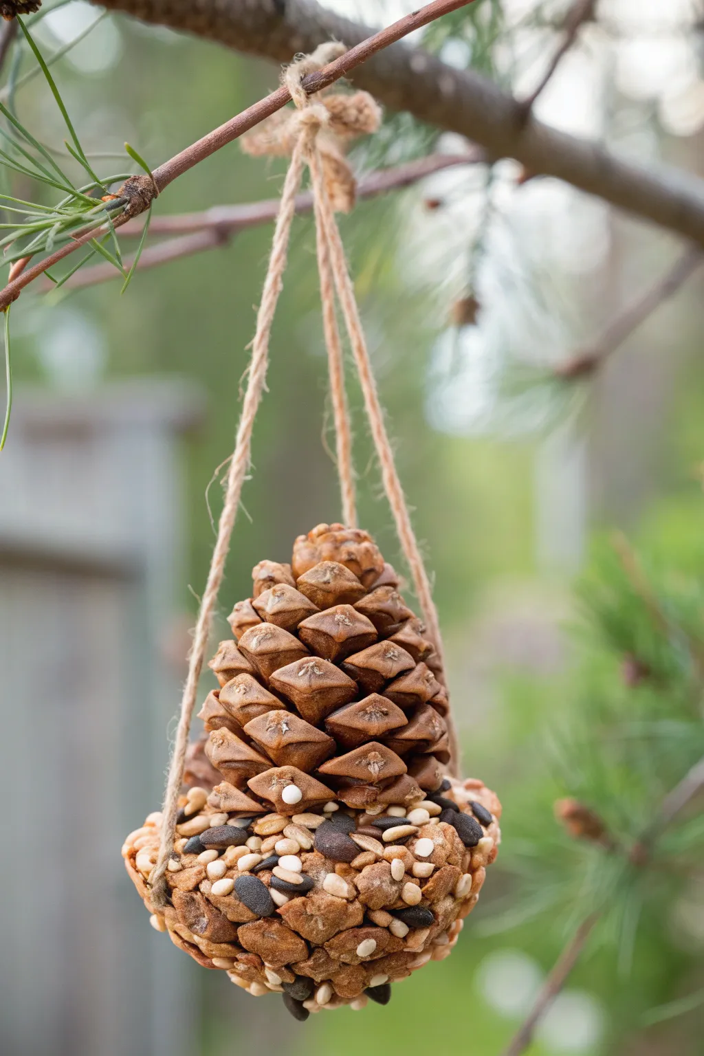 Invite nature to your doorstep with this charming handmade bird feeder, a simple yet delightful project for kids.