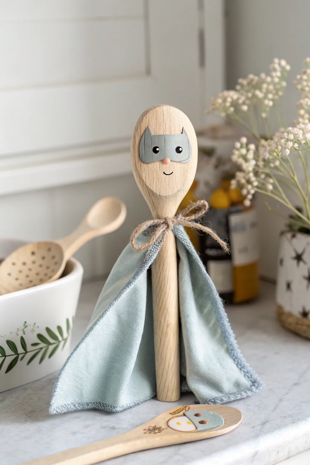 Unleash your creativity with these charming superhero spoon puppets, perfect for your next playful storytelling session!