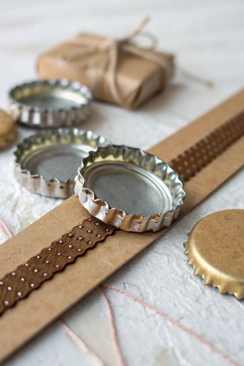 Transform everyday items into musical magic with these DIY bottle cap castanets!