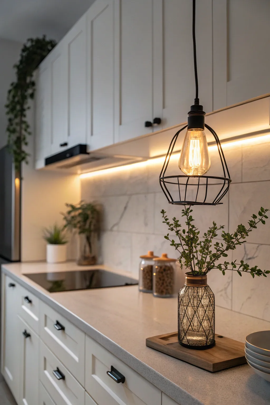 Illuminate your kitchen with style and simplicity: Discover the magic of under-cabinet lighting.