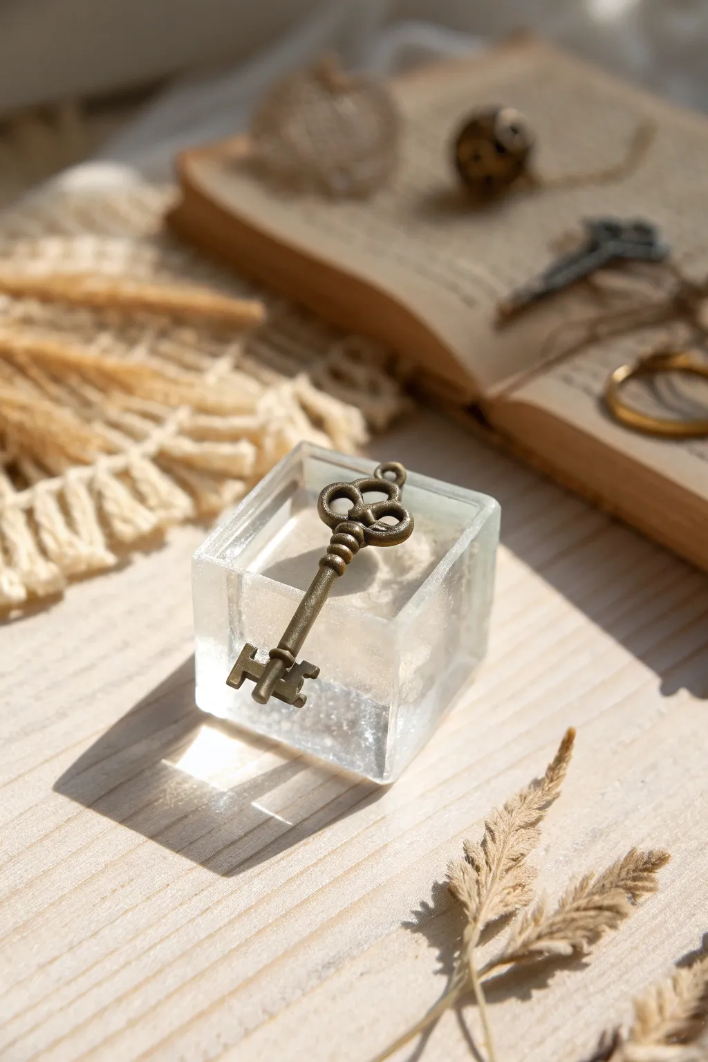 Capture cherished memories in a timeless resin cube—where simplicity meets sentimentality.