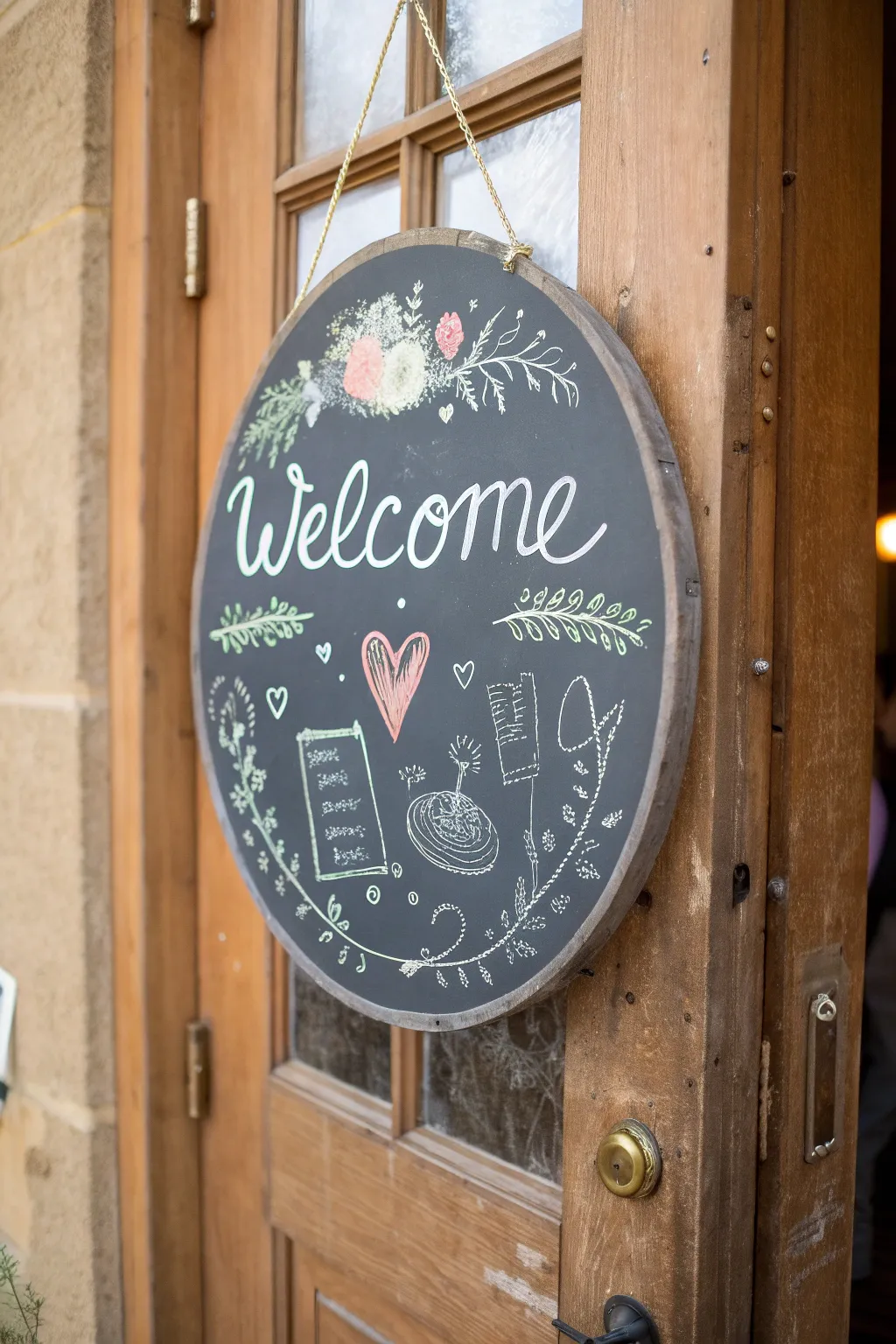Chalkboard charm offers endless creativity and customization.
