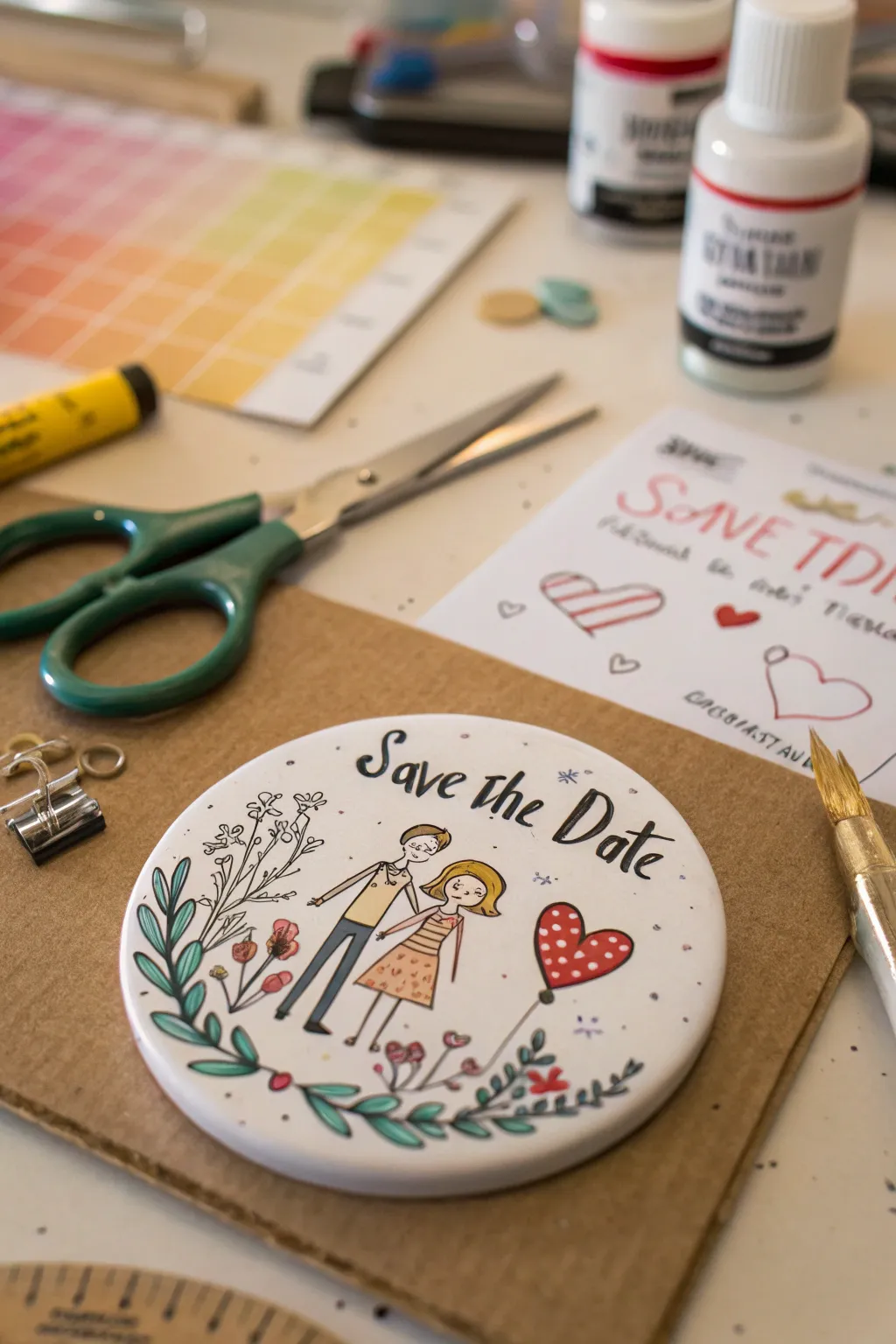 DIY-inspired designs add a personal and heartfelt touch.