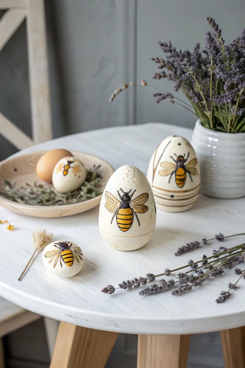 Explore the beauty of nature with this minimalist 3D bee lifecycle model, perfect for sparking curiosity and creativity.