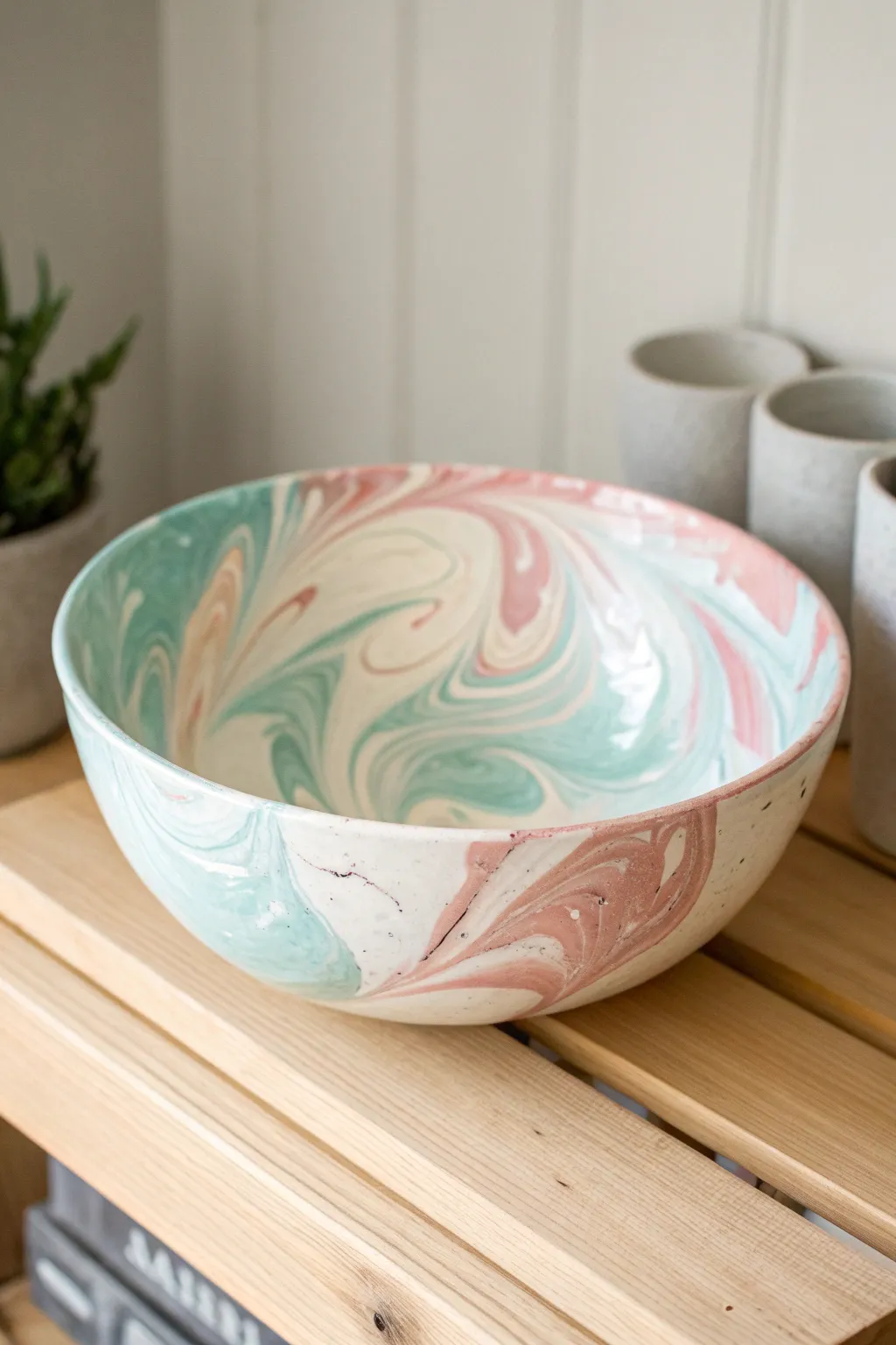 Discover the art of marbled swirls in pottery — where simplicity meets natural beauty.
