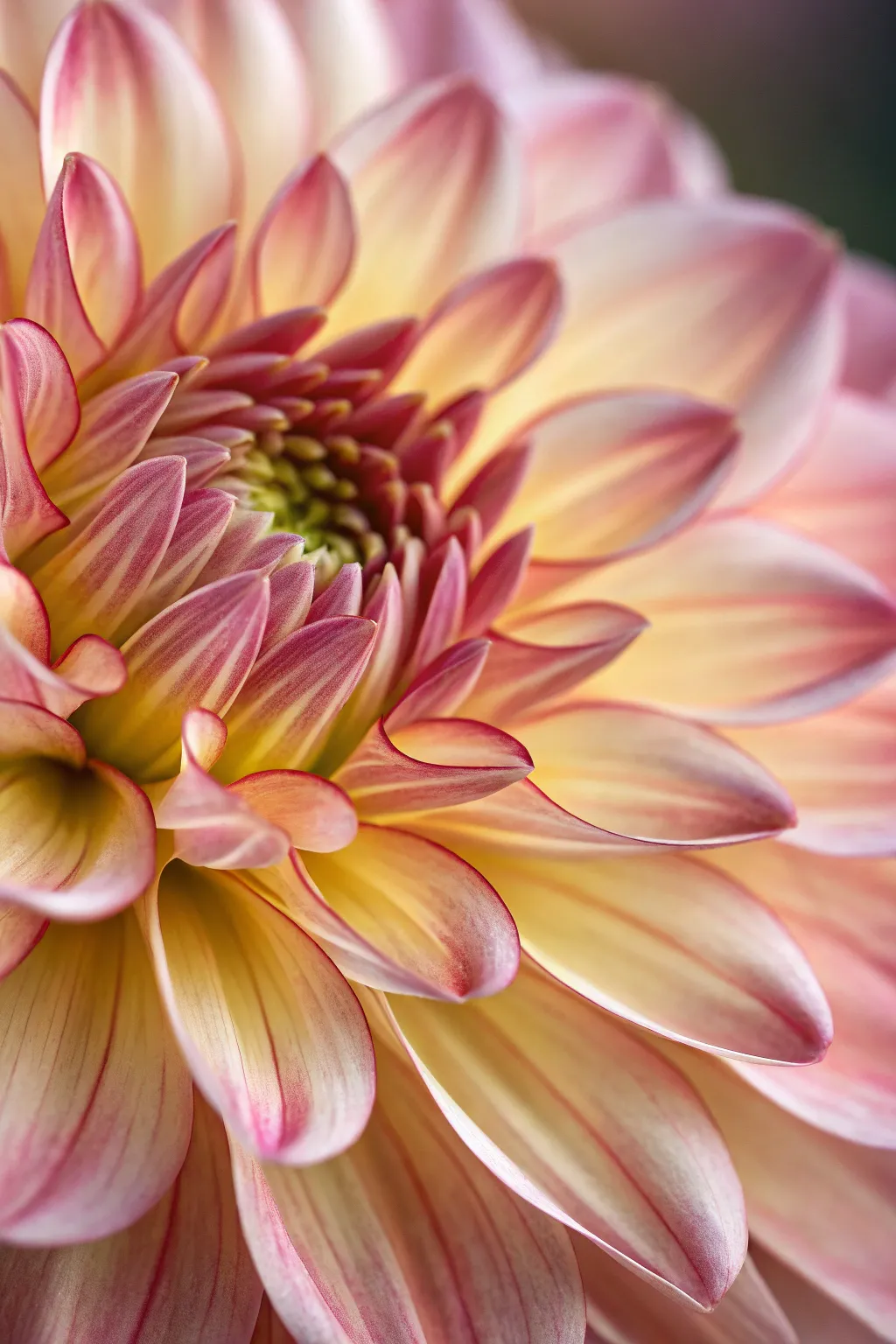 A close-up view revealing the intricate details of a flower.