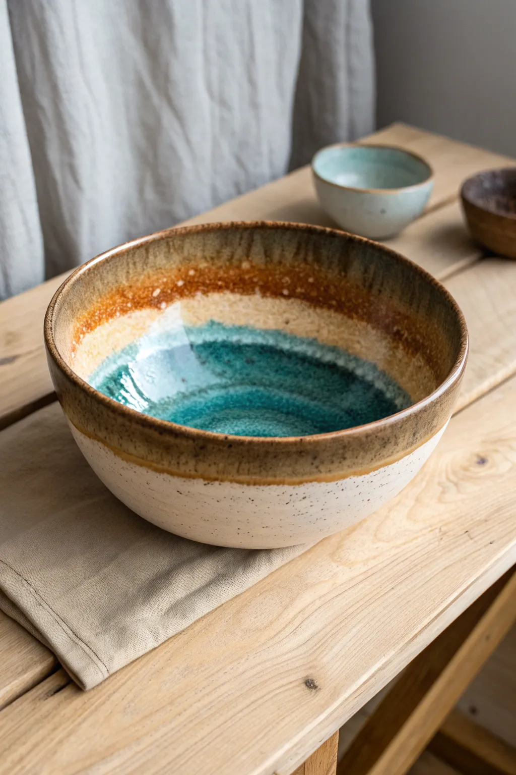 Discover the charm of layered glazes – where simplicity meets vibrant beauty.